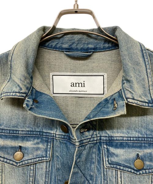 AMI Alexandre Mattiussi（アミアレクサンドルマテュッシ）AMI Alexandre Mattiussi (アミアレクサンドルマテュッシ) デニムジャケット インディゴ サイズ:XSの古着・服飾アイテム