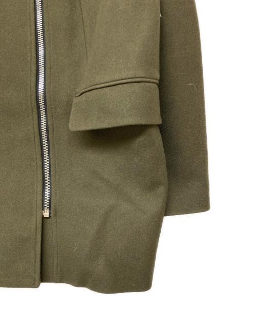 MSGM（エムエスジーエム）MSGM (エムエスジーエム) ウールジップコート オリーブ サイズ:40の古着・服飾アイテム