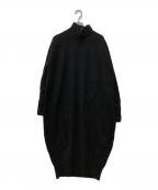 BEARDSLEYビアズリー）の古着「丸シルエットワンピース」｜ブラック