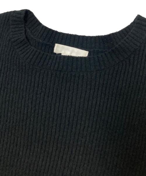 Drawing Numbers（ドローイングナンバーズ）Drawing Numbers (ドローイングナンバーズ) リブニットワンピース ブラック サイズ:38の古着・服飾アイテム