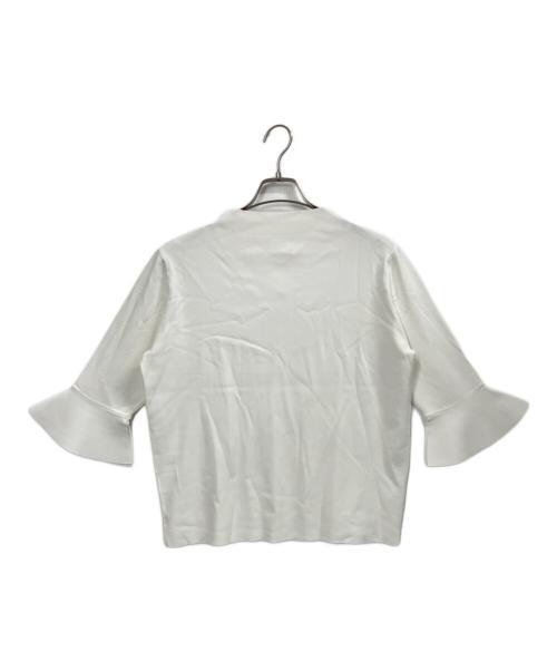 SOEJU（ソージュ）SOEJU (ソージュ) フレアスリーブニットプルオーバー ホワイト サイズ:FREEの古着・服飾アイテム
