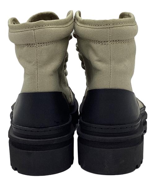 A.P.C.（アーペーセー）A.P.C. (アーペーセー) Faustine Lace-Up Canvas Ankle Boots カーキ サイズ:37の古着・服飾アイテム