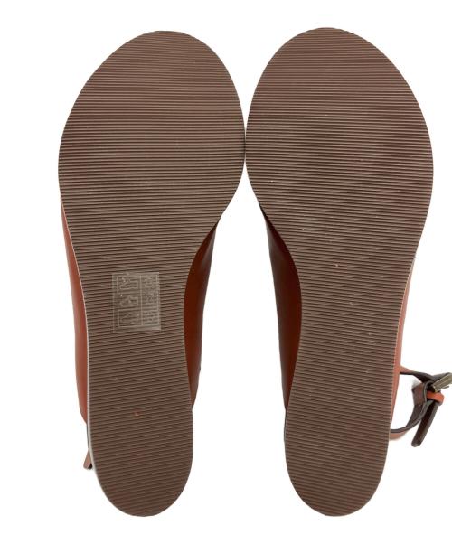 SEE BY CHLOE（シーバイクロエ）SEE BY CHLOE (シーバイクロエ) ウェッジソールサンダル ブラウン サイズ:37の古着・服飾アイテム