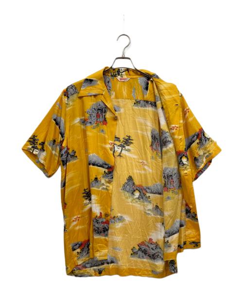SENSHI（セイシン）SENSHI (セイシン) アロハシャツ イエロー サイズ:Lの古着・服飾アイテム
