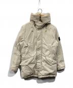 STONE ISLANDストーンアイランド）の古着「MICROREPS DOWN JACKET」｜ベージュ