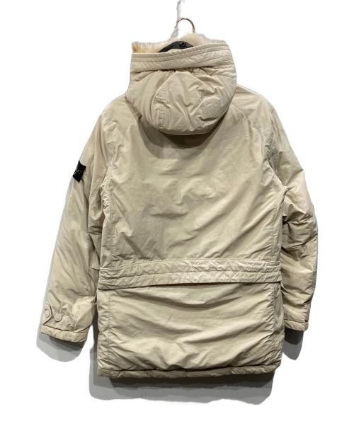 STONE ISLAND（ストーンアイランド）STONE ISLAND (ストーンアイランド) MICROREPS DOWN JACKET ベージュ サイズ:Mの古着・服飾アイテム