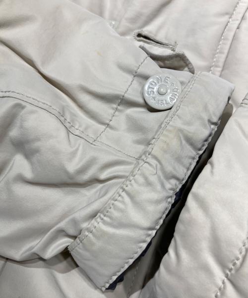 STONE ISLAND（ストーンアイランド）STONE ISLAND (ストーンアイランド) MICROREPS DOWN JACKET ベージュ サイズ:Mの古着・服飾アイテム