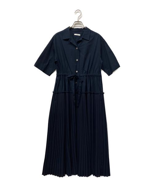 CLANE（クラネ）CLANE (クラネ) MILITARY LAYER PLEATS OP ネイビー サイズ:1の古着・服飾アイテム