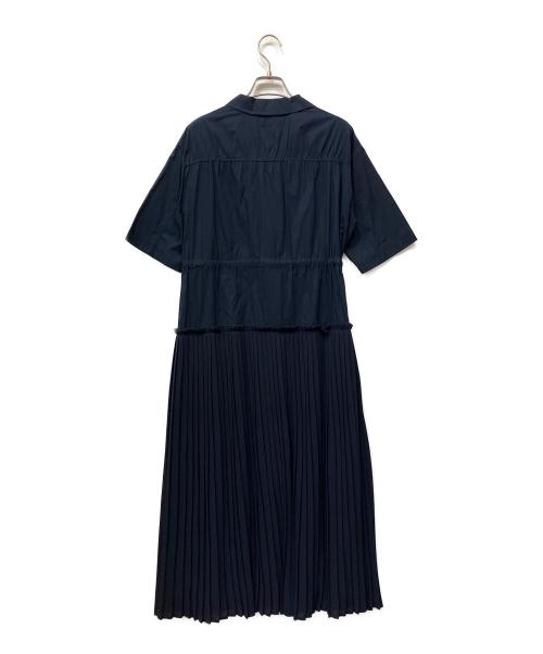 CLANE（クラネ）CLANE (クラネ) MILITARY LAYER PLEATS OP ネイビー サイズ:1の古着・服飾アイテム