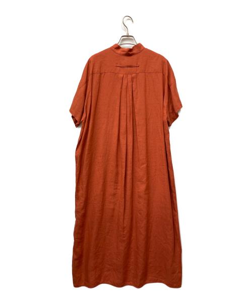 ticca（ティッカ）TICCA (ティッカ) リネンシャツワンピース レッド サイズ:Fの古着・服飾アイテム