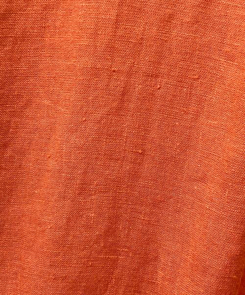 ticca（ティッカ）TICCA (ティッカ) リネンシャツワンピース レッド サイズ:Fの古着・服飾アイテム