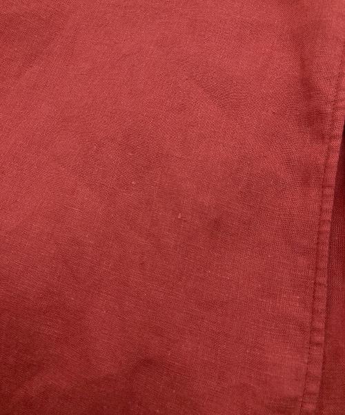 ticca（ティッカ）TICCA (ティッカ) リネンシャツワンピース レッド サイズ:Fの古着・服飾アイテム