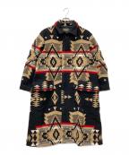 PENDLETONペンドルトン）の古着「ネイティブ柄コート」｜ブラック