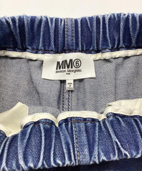 MM6 Maison Margiela（エムエムシックスメゾンマルジェラ）MM6 Maison Margiela (エムエムシックスメゾンマルジェラ) Elastic Waistband Denim Jeans インディゴ サイズ:38の古着・服飾アイテム