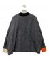 ENFOLD (エンフォルド) ストレッチサキソニー RIB N/C PULLOVER グレー サイズ:SIZE 38：8000円