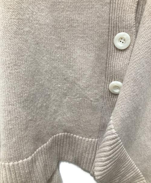 ENFOLD（エンフォルド）ENFOLD (エンフォルド) ウールKNIT CAPE ベージュ サイズ:38の古着・服飾アイテム