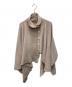 ENFOLD（エンフォルド）の古着「ウールKNIT CAPE」｜ベージュ