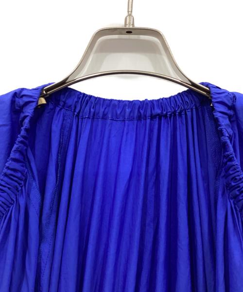 ENFOLD（エンフォルド）ENFOLD (エンフォルド) taffeta mods dress ブルー サイズ:38の古着・服飾アイテム