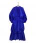 ENFOLD (エンフォルド) taffeta mods dress ブルー サイズ:38：12000円