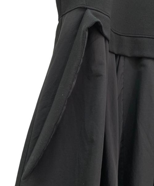 ENFOLD（エンフォルド）ENFOLD (エンフォルド) TAFFETA-SKIRT DRESS ブラック サイズ:38の古着・服飾アイテム