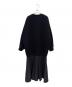 ENFOLD (エンフォルド) TAFFETA-SKIRT DRESS ブラック サイズ:38：15000円