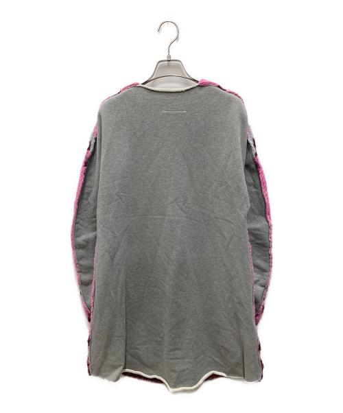 MM6 Maison Margiela（エムエムシックスメゾンマルジェラ）MM6 Maison Margiela (エムエムシックスメゾンマルジェラ) Nordic docking sweater ピンク サイズ:Sの古着・服飾アイテム