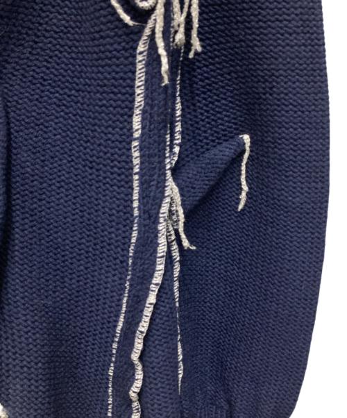 H&M（エイチアンドエム）H&M (エイチアンドエム) Maison Martin Margiela (メゾンマルタンマルジェラ) ニットワンピース ネイビー サイズ:Mの古着・服飾アイテム