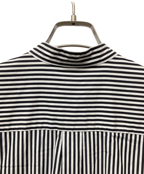LOEFF（ロエフ）LOEFF (ロエフ) ラウンドカラーシャツワンピース ブラックの古着・服飾アイテム