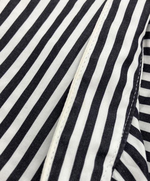 LOEFF（ロエフ）LOEFF (ロエフ) ラウンドカラーシャツワンピース ブラックの古着・服飾アイテム