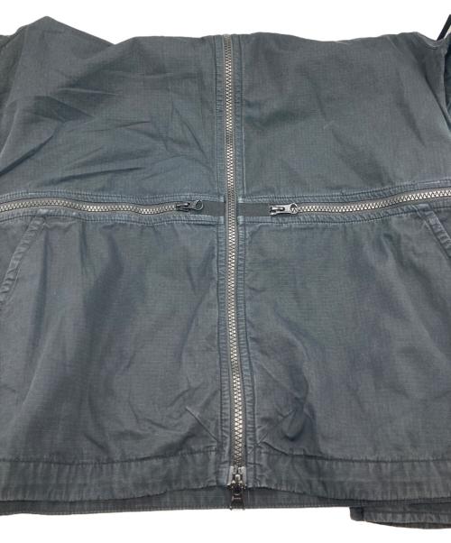 STONE ISLAND（ストーンアイランド）STONE ISLAND (ストーンアイランド) 製品染めオーバーシャツジャケット ブラック サイズ:Mの古着・服飾アイテム