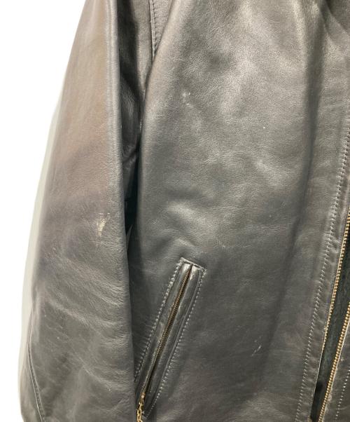 Schott（ショット）Schott (ショット) ボアライナー付シングルライダースージャケット ブラック サイズ:SIZE42の古着・服飾アイテム