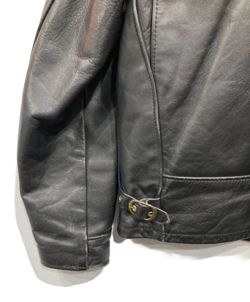 Schott（ショット）Schott (ショット) ボアライナー付シングルライダースージャケット ブラック サイズ:SIZE42の古着・服飾アイテム