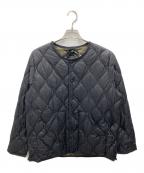 TAIONタイオン）の古着「ミリタリー クルーネック ダウンジャケット」｜ブラック