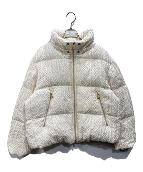 TATRAS（タトラス）TATRAS (タトラス) EDDISH ニットダウンジャケット アイボリー サイズ:02の古着・服飾アイテム