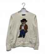 POLO RALPH LAURENポロ・ラルフローレン）の古着「カウボーイポロベア セーター」｜アイボリー