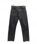 LEVI'Sリーバイス）の古着「先染めブラック501デニムパンツ」｜ブラック