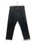 A.PRESSE（アプレッセ）の古着「Black Washed Denim Pants」｜ブラック