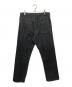 A.PRESSE (アプレッセ) Black Washed Denim Pants ブラック サイズ:SIZE 81cm (W32)：20000円