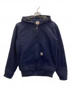 CarHarttカーハート）の古着「WASHED DUCK INSULATED ACTIVE JACKET」｜ネイビー