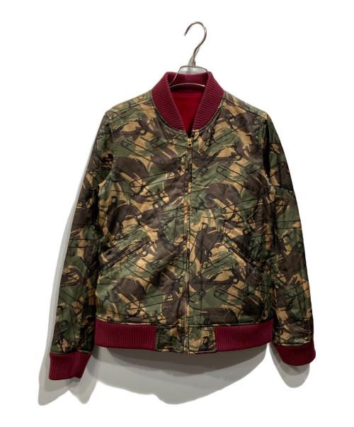 Hysteric Glamour（ヒステリックグラマー）Hysteric Glamour (ヒステリックグラマー) リバーシブルブルゾン レッド×グリーン サイズ:SIZE Freeの古着・服飾アイテム