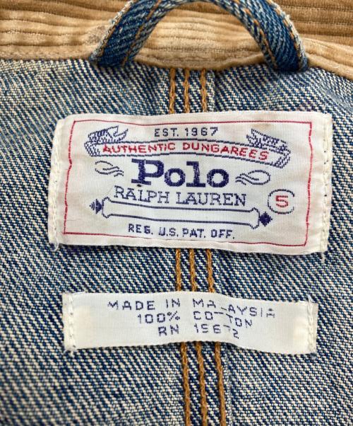 POLO RALPH LAUREN（ポロ・ラルフローレン）POLO RALPH LAUREN (ポロ・ラルフローレン) デニムジャケット インディゴ サイズ:5の古着・服飾アイテム