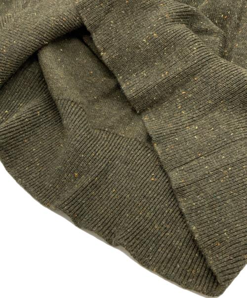 BEARDSLEY（ビアズリー）BEARDSLEY (ビアズリー) ネップニットワンピース グリーン サイズ:Fの古着・服飾アイテム