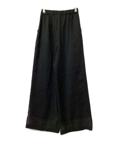 ADORE（アドーア）ADORE (アドーア) ソフトオーガンジーパンツ ブラック サイズ:36の古着・服飾アイテム