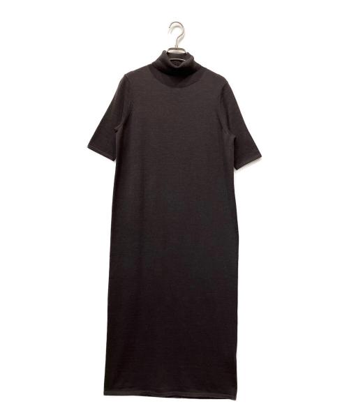 UNITED ARROWS（ユナイテッドアローズ）UNITED ARROWS (ユナイテッドアローズ) タートルニットワンピース ブラウン サイズ:FREEの古着・服飾アイテム