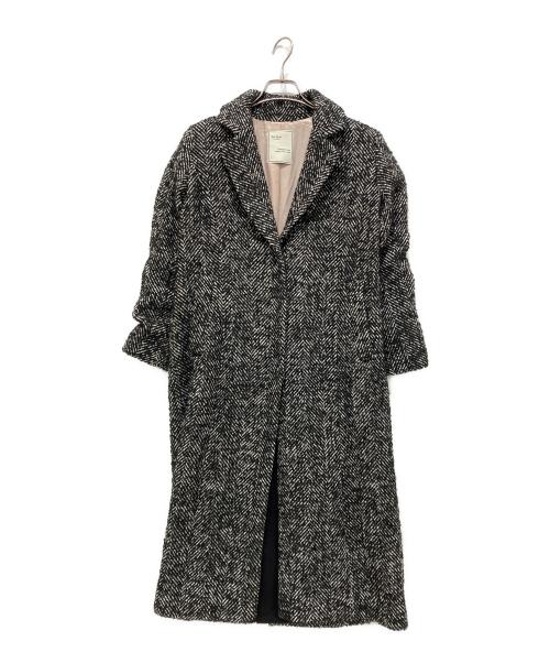 HER LIP TO（ハーリップトゥ）HER LIP TO (ハーリップトゥ) Herringbone Wool-Blend Classic Coat ブラック サイズ:Mの古着・服飾アイテム