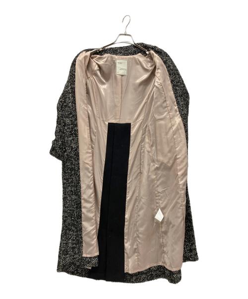 HER LIP TO（ハーリップトゥ）HER LIP TO (ハーリップトゥ) Herringbone Wool-Blend Classic Coat ブラック サイズ:Mの古着・服飾アイテム