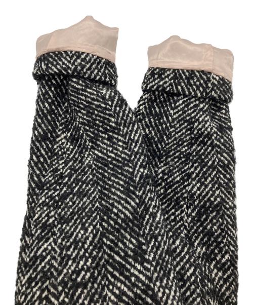 HER LIP TO（ハーリップトゥ）HER LIP TO (ハーリップトゥ) Herringbone Wool-Blend Classic Coat ブラック サイズ:Mの古着・服飾アイテム