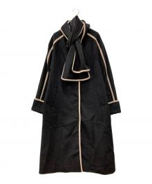 Estella.K（エステラケー）の古着「Eileen Scarf Long Coat」｜ブラック