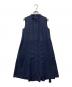 BLUE LABEL CRESTBRIDGE（ブルーレーベルクレストブリッジ）の古着「ノースリーブワンピース」｜ネイビー