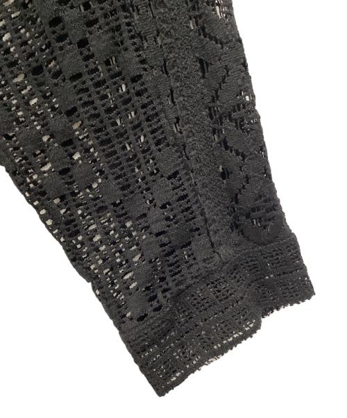 FRAMeWORK（フレームワーク）FRAMeWORK (フレームワーク) アンティークレースオープンカラーシャツ ブラック サイズ:SIZE Freeの古着・服飾アイテム